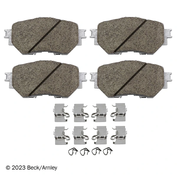 Beck/Arnley 085-7122 Disc Brake Pad Set, Front Side