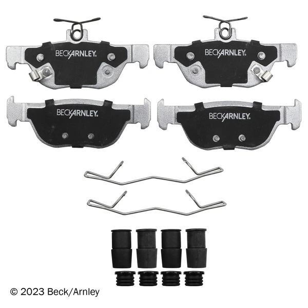 Beck/Arnley 085-7129 Disc Brake Pad Set, Rear Side