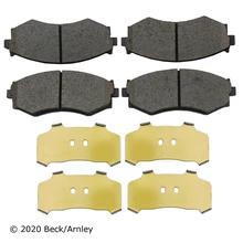 Beck/Arnley 089-1381 Disc Brake Pad Set, Front Side