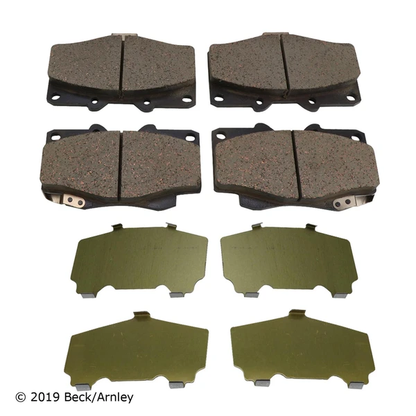 Beck/Arnley 089-1391 Disc Brake Pad Set, Front Side