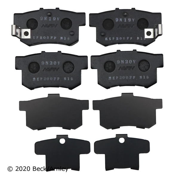 Beck/Arnley 089-1467 Disc Brake Pad Set, Rear Side