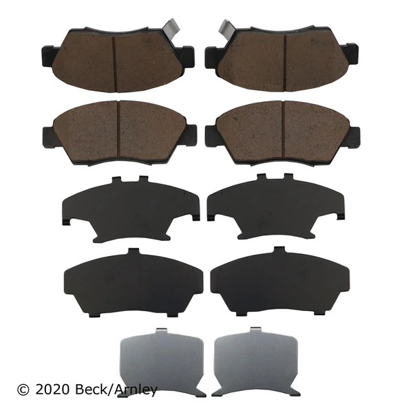Beck/Arnley 089-1482 Disc Brake Pad Set, Front Side
