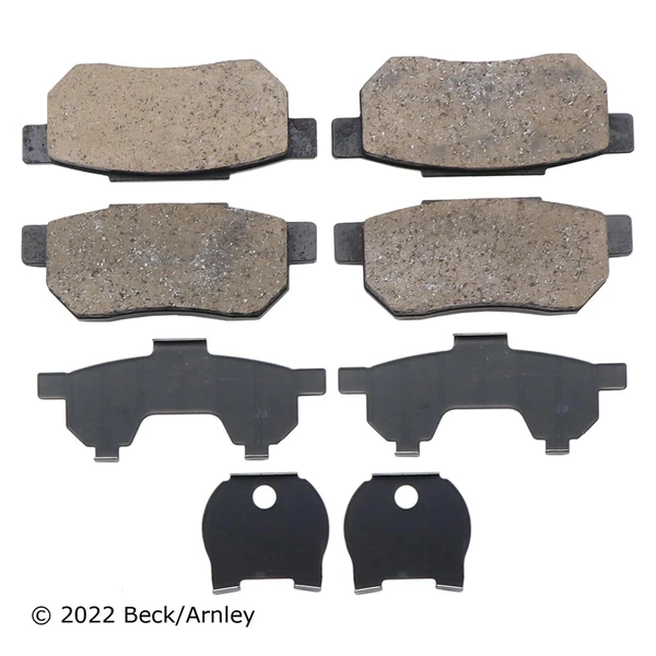 Beck/Arnley 089-1431 Disc Brake Pad Set, Rear Side