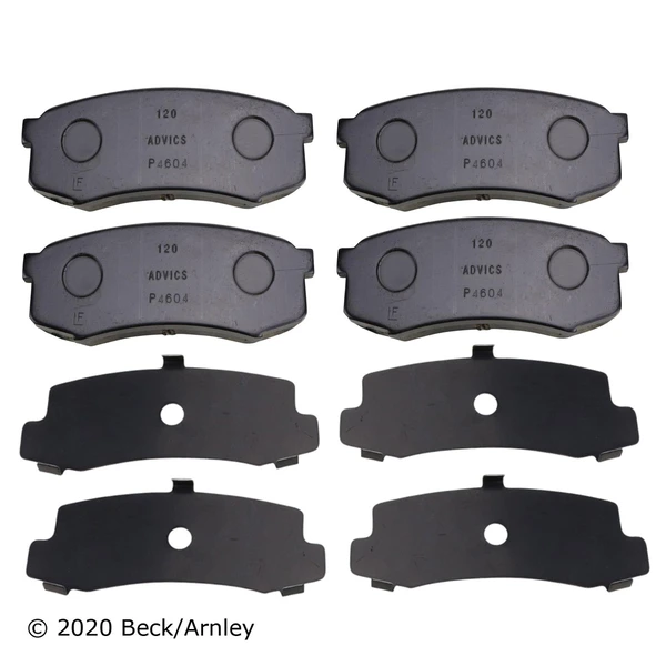 Beck/Arnley 089-1502 Disc Brake Pad Set, Rear Side