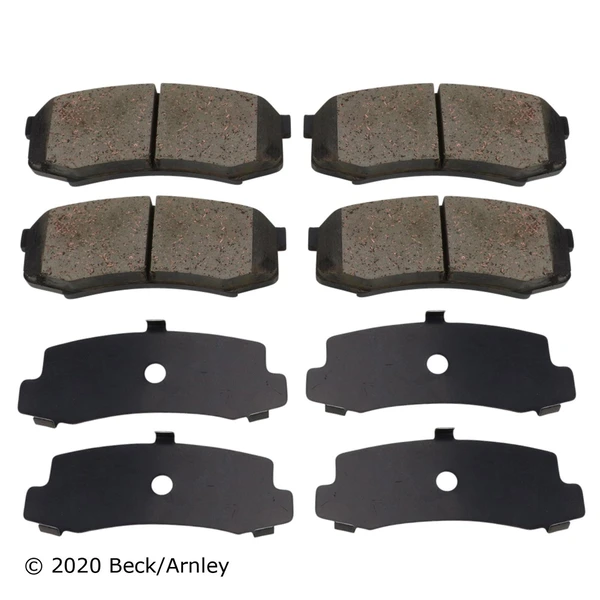 Beck/Arnley 089-1502 Disc Brake Pad Set, Rear Side