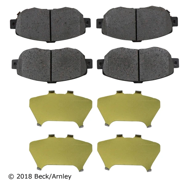 Beck/Arnley 089-1506 Disc Brake Pad Set, Front Side