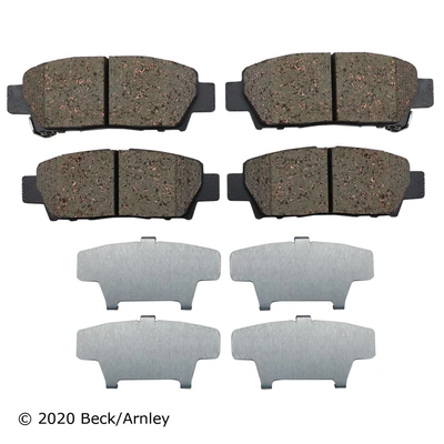 Beck/Arnley 089-1534 Disc Brake Pad Set, Rear Side