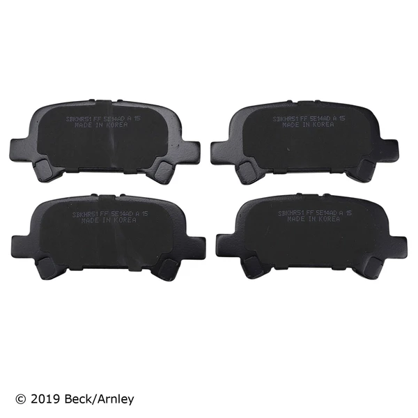 Beck/Arnley 089-1647 Disc Brake Pad Set, Rear Side