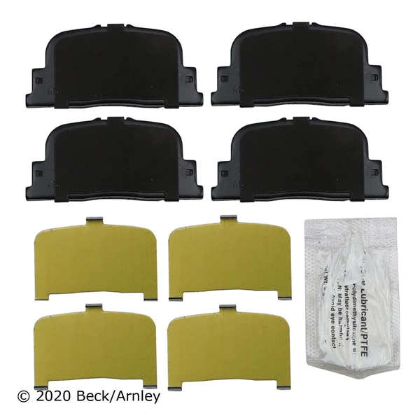 Beck/Arnley 089-1670 Disc Brake Pad Set, Rear Side