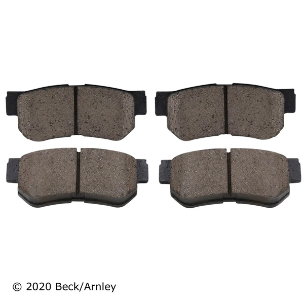Beck/Arnley 089-1672 Disc Brake Pad Set, Rear Side