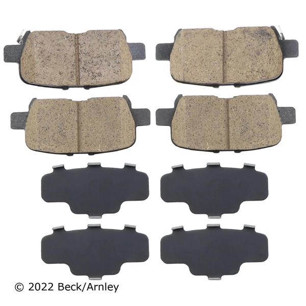 Beck/Arnley 089-1677 Disc Brake Pad Set, Rear Side
