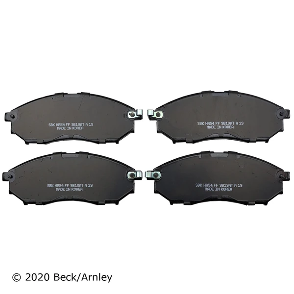Beck/Arnley 089-1689 Disc Brake Pad Set, Front Side