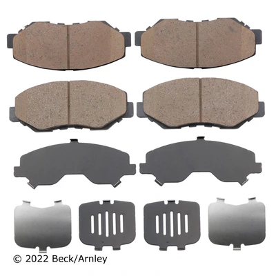 Beck/Arnley 089-1698 Disc Brake Pad Set, Front Side