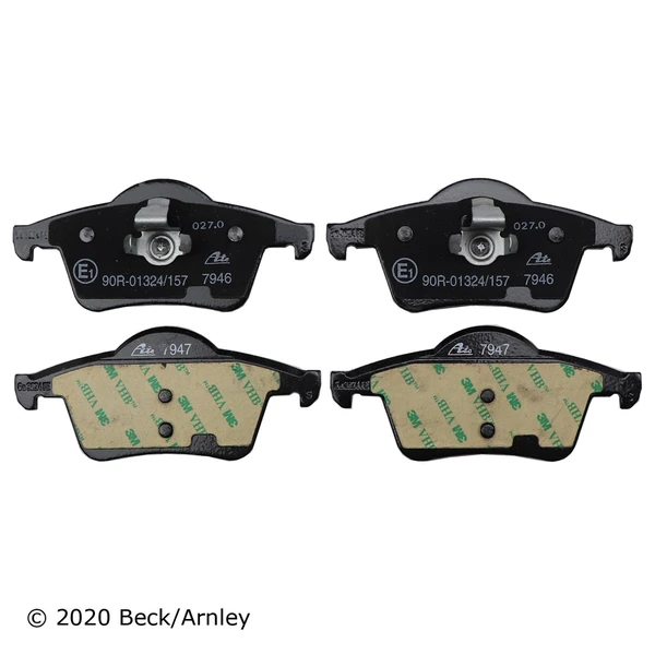 Beck/Arnley 089-1616 Disc Brake Pad Set, Rear Side