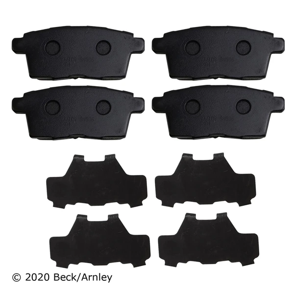 Beck/Arnley 089-1749 Disc Brake Pad Set, Rear Side