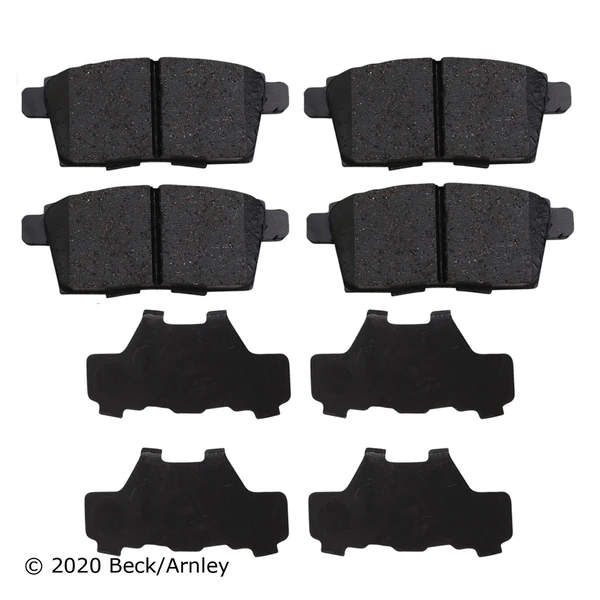 Beck/Arnley 089-1749 Disc Brake Pad Set, Rear Side