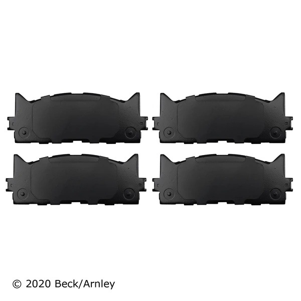 Beck/Arnley 089-1758 Disc Brake Pad Set, Front Side
