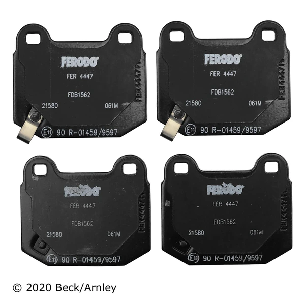 Beck/Arnley 089-1708 Disc Brake Pad Set, Rear Side