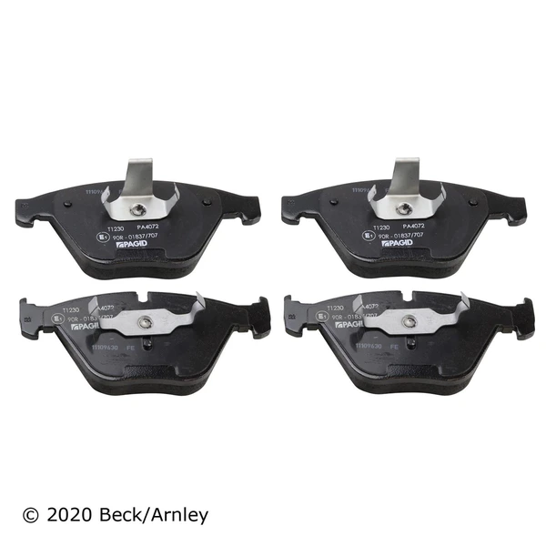 Beck/Arnley 089-1720 Disc Brake Pad Set, Front Side