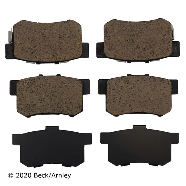 Beck/Arnley 089-1733 Disc Brake Pad Set, Rear Side