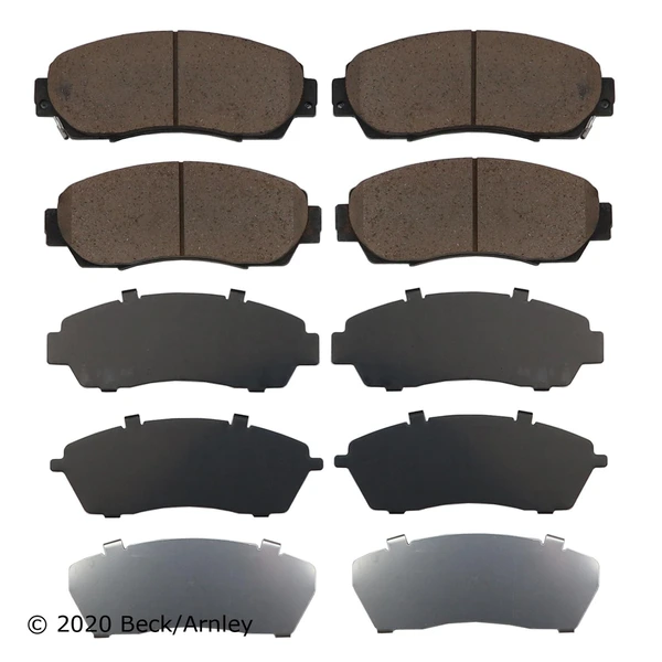 Beck/Arnley 089-1735 Disc Brake Pad Set, Front Side