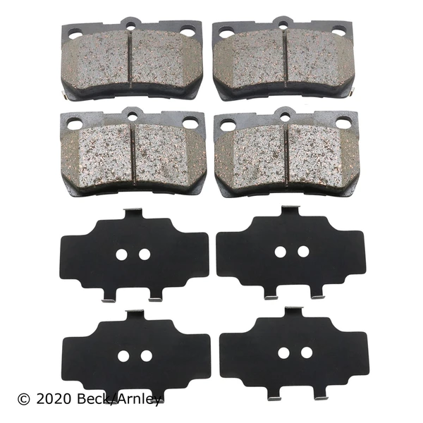Beck/Arnley 089-1807 Disc Brake Pad Set, Rear Side