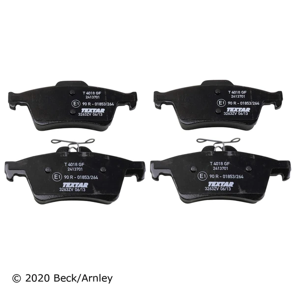 Beck/Arnley 089-1812 Disc Brake Pad Set, Rear Side