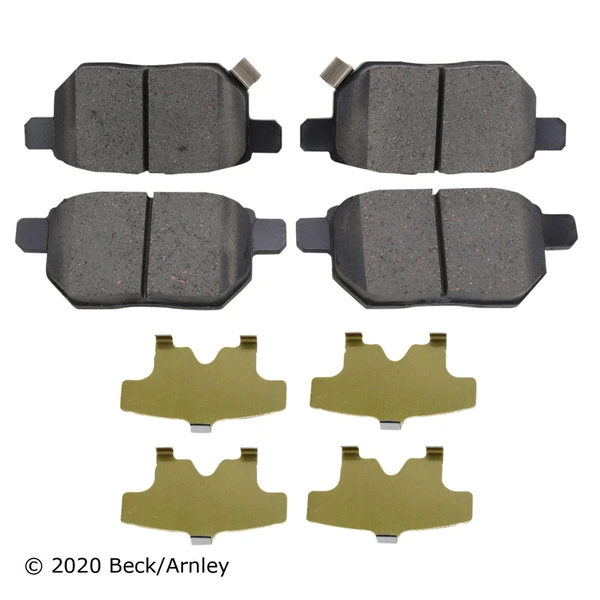 Beck/Arnley 089-1824 Disc Brake Pad Set, Rear Side