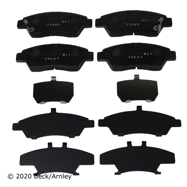 Beck/Arnley 089-1828 Disc Brake Pad Set, Front Side