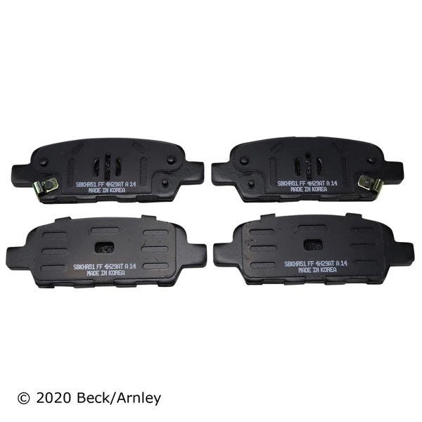 Beck/Arnley 089-1832 Disc Brake Pad Set, Rear Side