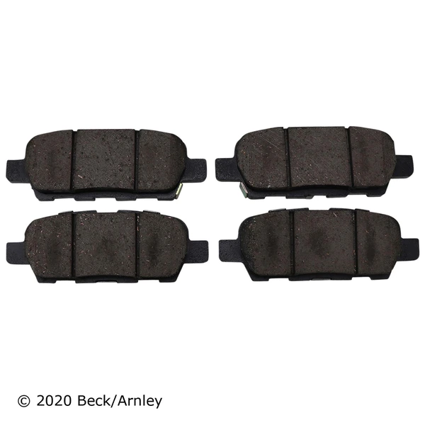 Beck/Arnley 089-1832 Disc Brake Pad Set, Rear Side