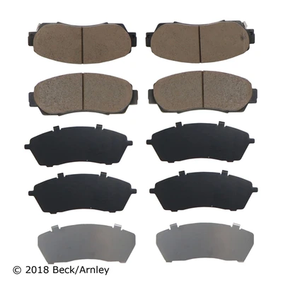 Beck/Arnley 089-1948 Disc Brake Pad Set, Front Side