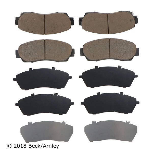 Beck/Arnley 089-1948 Disc Brake Pad Set, Front Side