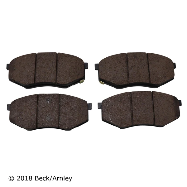Beck/Arnley 089-1957 Disc Brake Pad Set, Front Side