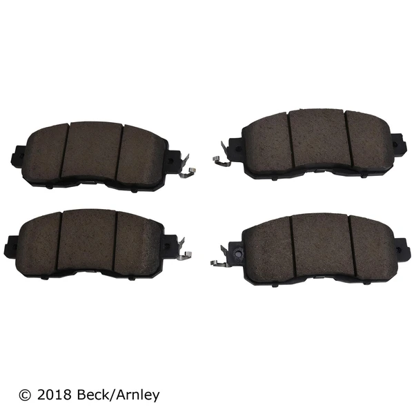 Beck/Arnley 089-1961 Disc Brake Pad Set, Front Side