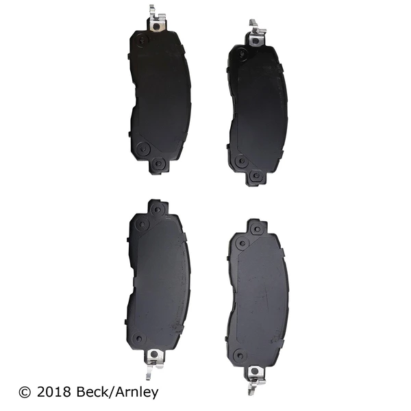 Beck/Arnley 089-1961 Disc Brake Pad Set, Front Side