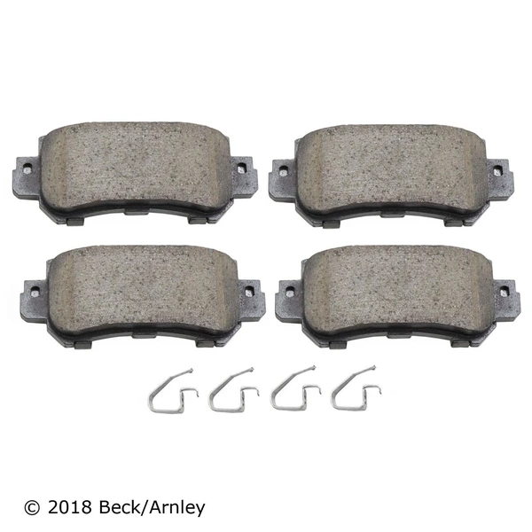 Beck/Arnley 089-1964 Disc Brake Pad Set, Rear Side