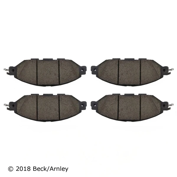 Beck/Arnley 089-1966 Disc Brake Pad Set, Front Side