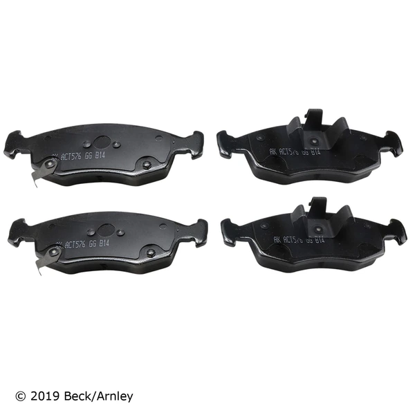 Beck/Arnley 089-1976 Disc Brake Pad Set, Front Side
