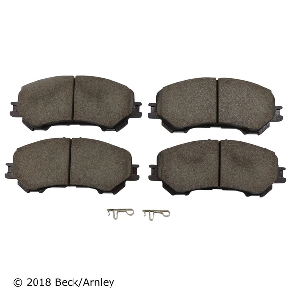 Beck/Arnley 089-1986 Disc Brake Pad Set, Front Side