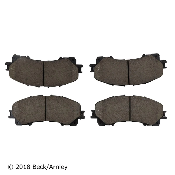 Beck/Arnley 089-1987 Disc Brake Pad Set, Front Side