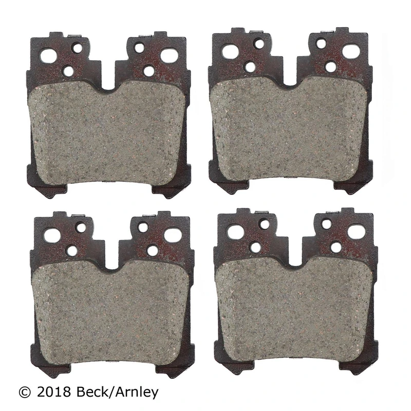 Beck/Arnley 089-1993 Disc Brake Pad Set, Rear Side