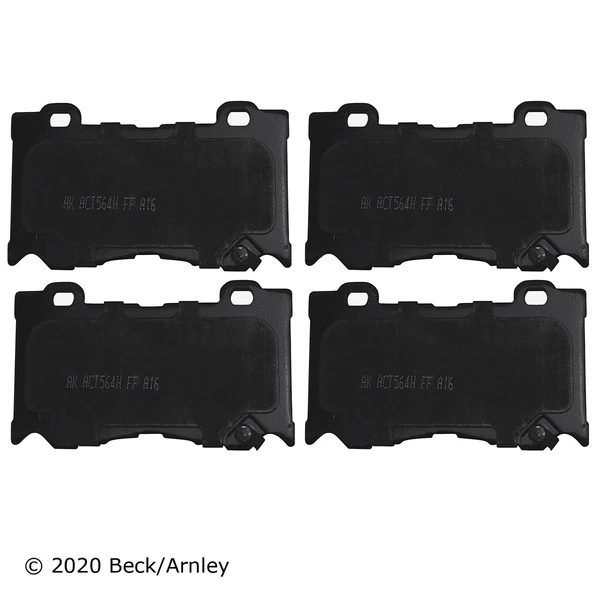 Beck/Arnley 089-1907 Disc Brake Pad Set, Front Side