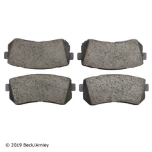 Beck/Arnley 089-2047 Disc Brake Pad Set, Rear Side
