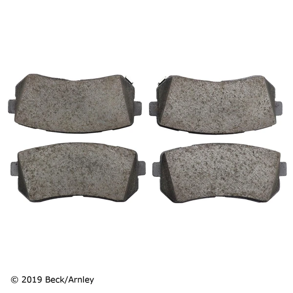 Beck/Arnley 089-2047 Disc Brake Pad Set, Rear Side