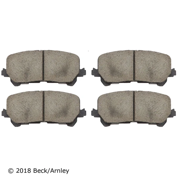 Beck/Arnley 089-2006 Disc Brake Pad Set, Rear Side