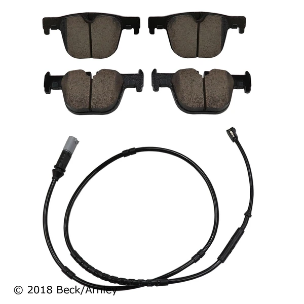 Beck/Arnley 089-2020 Disc Brake Pad Set, Rear Side