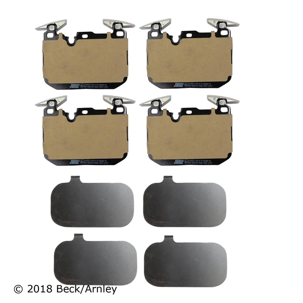 Beck/Arnley 089-2039 Disc Brake Pad Set, Front Side