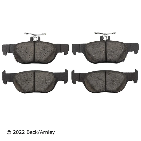 Beck/Arnley 089-2129 Disc Brake Pad Set, Rear Side