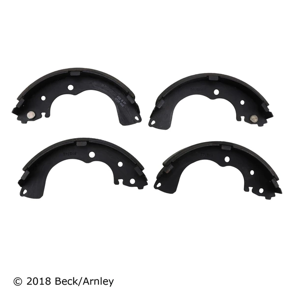 Beck/Arnley 081-3158 Drum Brake Shoe, Rear Side